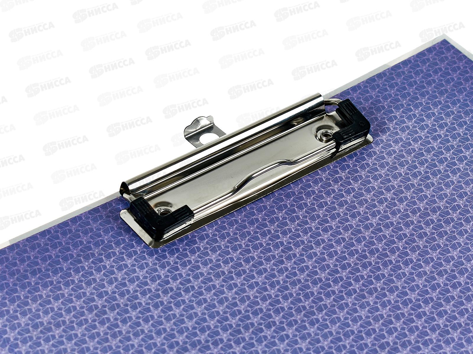 Планшет А4 Hatber с мет.зажимом с крышкой, А4 Россия, асс. 088874 *22